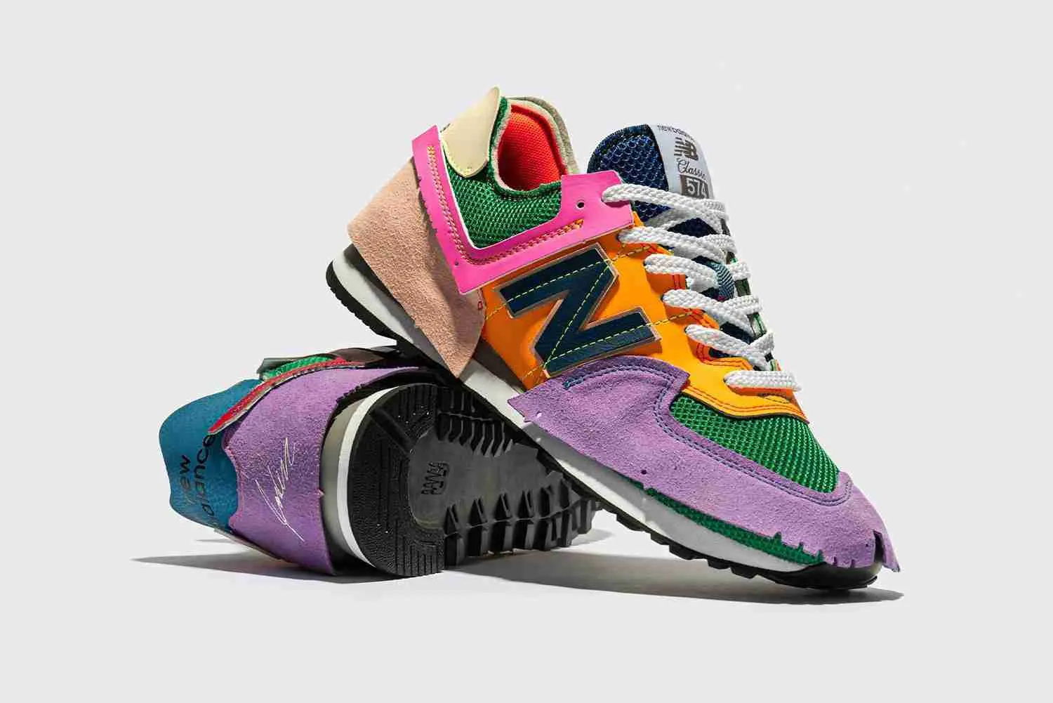 New balance shop 574 multicolor